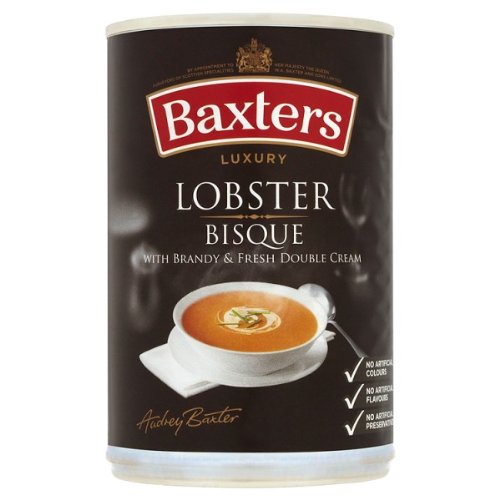 Baxters Luxus Lobster Bisque mit Brandy & Fresh Double Cream 400g von Baxters