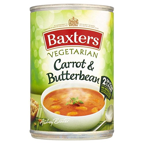 Baxters Vegetarisch Carrot & Butterbean Suppe (400g) - Packung mit 2 von Baxters