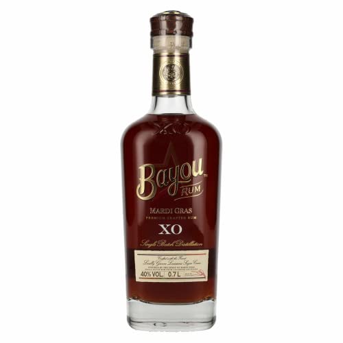 Bayou XO MARDI GRAS Premium Crafted Rum 40,00% 0,70 Liter von Bayou Rum