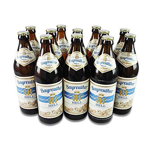 Bayreuther Hell (12 Flaschen à 0,5 l / 4,8% vol.) von Bayreuther Bierbrauerei