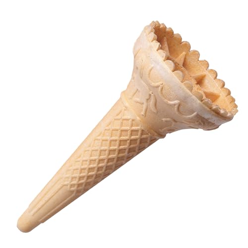 Bazko Europäisches Eishörnchen | Knuspertüte mit Wellenrand 13 cm / 6,6 cm | 260 Stück | halbsüße Eiswaffeln Hörnchen für Softeis, Gelato, Sorbet | vegan Bazko Europäisches Eishörnchen | Knuspertüte mit Wellenrand 13 cm / 6,6 cm | 260 Stück | halbsüße Eiswaffeln Hörnchen für Softeis, Gelato, Sorbet | vegan von Bazko