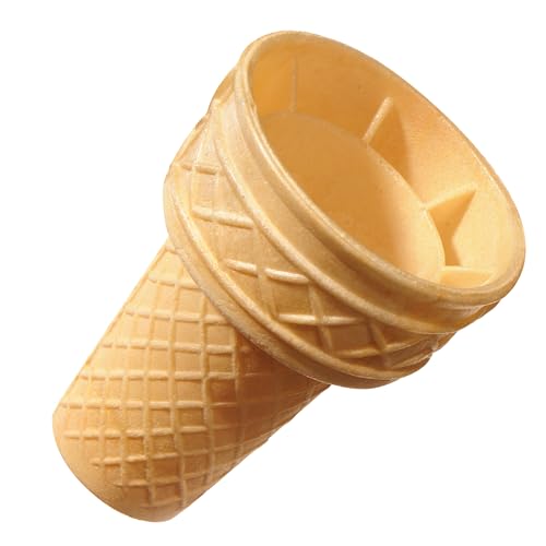 Bazko Kanadischer Waffelbecher Mittelgroß | halbsüße Eiswaffeln 7,9 cm / 5,8 cm | 450 Stück | knusprige Eiswaffel für Softeis, Gelato, Sorbet | vegan Bazko Kanadischer Waffelbecher Mittelgroß | halbsüße Eiswaffeln 7,9 cm / 5,8 cm | 450 Stück | knusprige Eiswaffel für Softeis, Gelato, Sorbet | vegan von Bazko