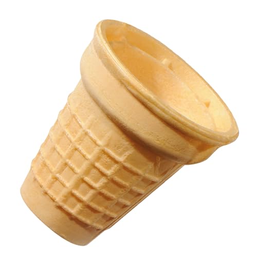 Bazko Waffelbecher Klein | mit Doppelrand | halbsüße Eiswaffeln 6 cm / 5,6 cm | 570 Stück | knusprige Eiswaffel Eisbecher für Softeis, Gelato, Sorbet | vegan Bazko Waffelbecher Klein | mit Doppelrand | halbsüße Eiswaffeln 6 cm / 5,6 cm | 570 Stück | knusprige Eiswaffel Eisbecher für Softeis, Gelato, Sorbet | vegan von Bazko