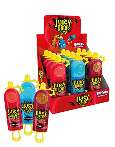 Bazooka Juicy Drop Pop, 12er Pack (12 x 26 g) von Bazooka