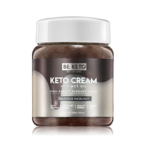 BeKeto Keto Creme Haselnuss mit MCT Öl pflanzlicher Aufstrich für veganes Keto freundliche Lebensmittel glutenfrei 250g BeKeto Keto Creme Haselnuss mit MCT Öl pflanzlicher Aufstrich für veganes Keto freundliche Lebensmittel glutenfrei 250g von Be Keto