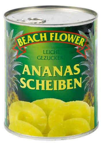 Beach Flower Ananas-Scheiben, gezuckert - 850gr Beach Flower Ananas-Scheiben, gezuckert - 850gr von Beach Flower