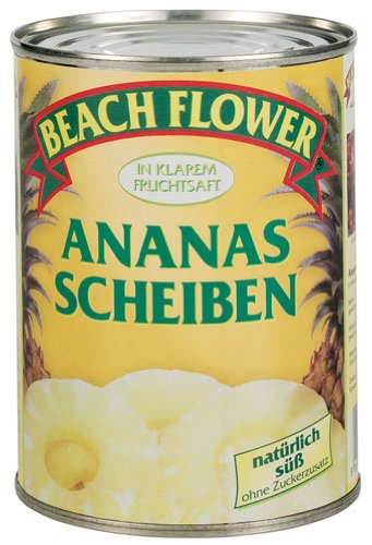 Beach Flower Ananas-Scheiben Light - 565gr von Beach Flower