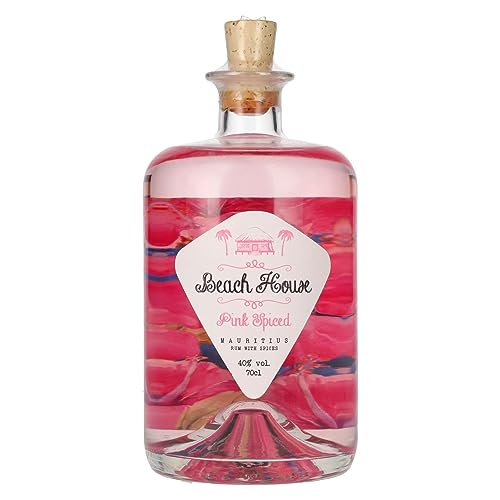 Beach House I Pink Spiced Rum I 700 ml Flasche I 40% Volume I Blumig-Fruchtig und prickelnd frisch Beach House I Pink Spiced Rum I 700 ml Flasche I 40% Volume I Blumig-Fruchtig und prickelnd frisch von Beach House