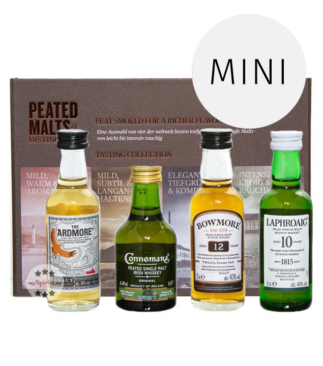 Peated Malts of Distinction Whisky Tasting Collection (40 % Vol., 0,2 Liter) von Beam Suntory