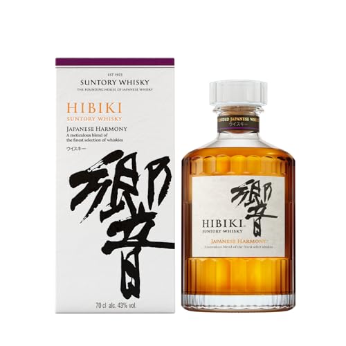 Hibiki Japanese Harmony | Suntory Whisky | mit Geschenkverpackung | sanfter langanhaltender Nachgeschmack | 43% Vol | 700 ml Hibiki Japanese Harmony | Suntory Whisky | mit Geschenkverpackung | sanfter langanhaltender Nachgeschmack | 43% Vol | 700 ml von SUNTORY WHISKY