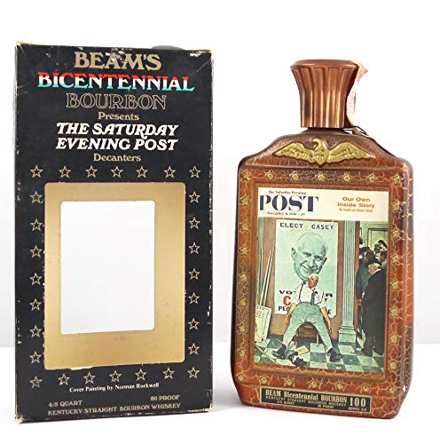Beam's Bicentennial Bourbon 1976 Limited Edition Series, The Saturday Evening Post,"Our Own Inside Story" in einer Geschenkbox, 1 x 700ml von Beam's Bicentennial Bourbon Limited