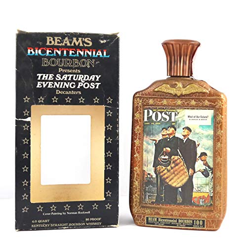 Beam's Bicentennial Bourbon 1976 Limited Edition Series, The Saturday Evening Post,"What of Our Future" in einer Geschenkbox, 1 x 700ml von Beam's Bicentennial Bourbon Limited