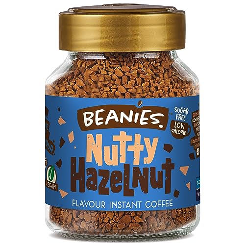 Beanies Instant Coffee Nutty Hazelnut Flavour 50g von Beanies Coffee