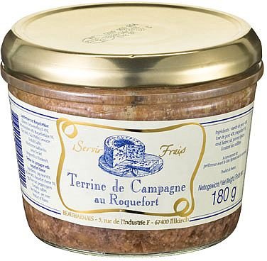 Terrine de Campagne au Roquefort 180 g Terrine de Campagne au Roquefort 180 g von Beauharnais