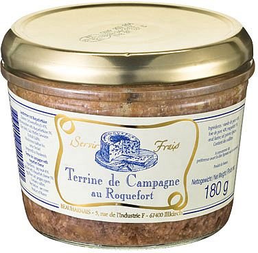 Terrine de Campagne au Roquefort 180 g von Beauharnais
