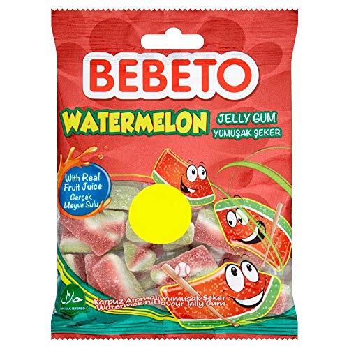 Bebeto Fruchtgummis Wassermelone - 70g - 10er-Packung von Bebeto