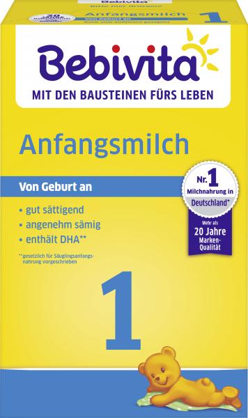 Bebivita 1 Anfangsmilch von Geburt an von Bebivita