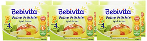 Bebivita Apfel-Banane, 6er Pack (6 x 400 g) von Bebivita