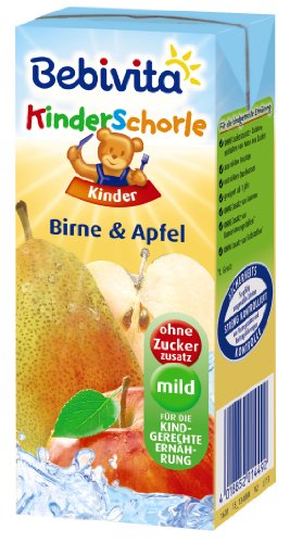 Bebivita Birne & Apfel, 5er Pack ( 5 x 3 x 200 ml ) von Bebivita