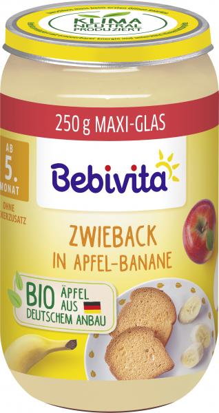 Bebivita Frucht & Getreide Apfel-Banane-Zwieback von Bebivita