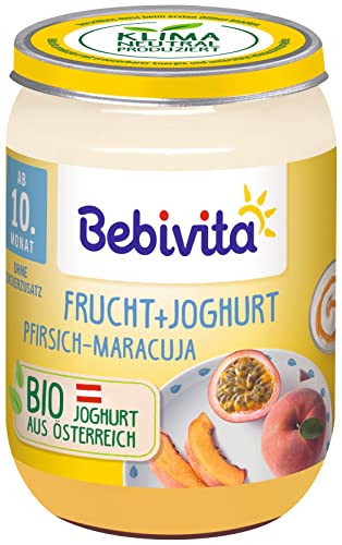 Bebivita Frucht & Joghurt / Quark DUO Pfirsich-Maracuja / Joghurt, 6er Pack (6 x 190 g) von Bebivita
