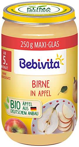 Bebivita Früchte Birne in Apfel, 6er Pack (6 x 250 g) von Bebivita