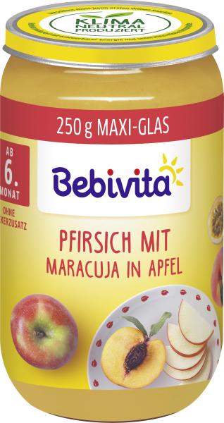 Bebivita Früchte Pfirsich mit Maracuja in Apfel von Bebivita