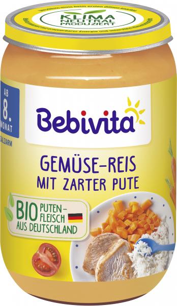Bebivita Gemüse-Reis mit zarter Pute von Bebivita