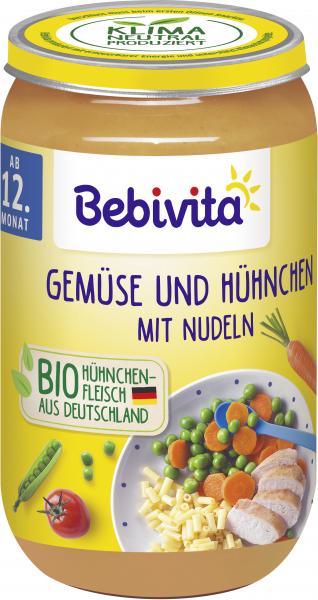 Bebivita Gemüse und Hühnchen mit Nudeln von Bebivita