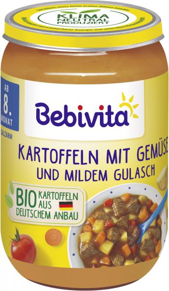 Bebivita Kartoffeln mit Gemüse und mildem Gulasch von Bebivita