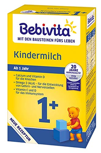 Bebivita Kindermilch 1+, ab dem 1. Jahr, 2er Pack (2 x 500g) von Bebivita