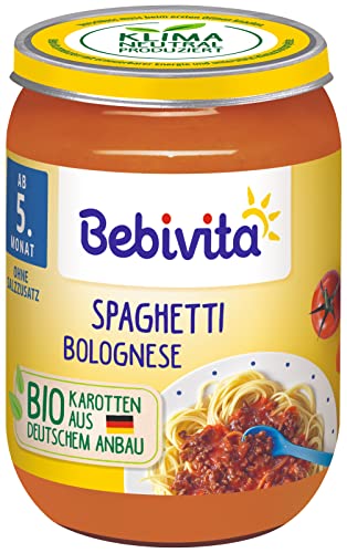 Bebivita Menüs ab dem 5. Monat Gemüse-Spaghetti mit Pute (6x190g), Mittel von Bebivita
