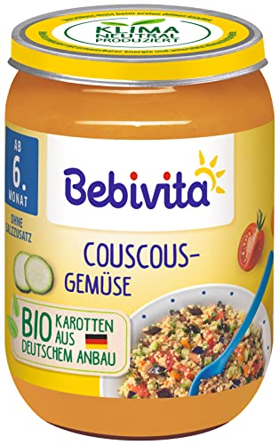 Bebivita Menüs ab dem 6. Monat Couscous-Gemüse (6x190g) von Bebivita