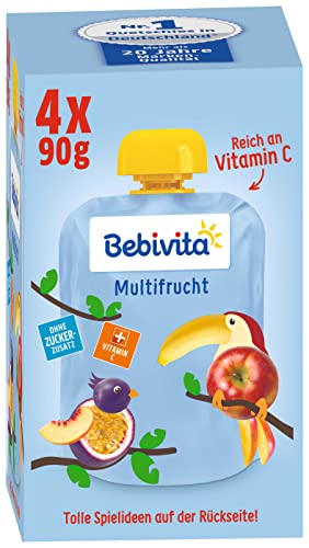 Bebivita Multifrucht, 4er Pack ( 4 x 4 x 90g) von Bebivita