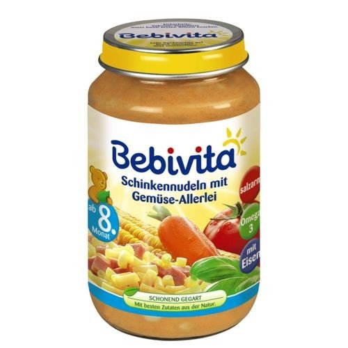 Bebivita Schinkennudeln mit Gemüse-Allerlei, 220g von Bebivita