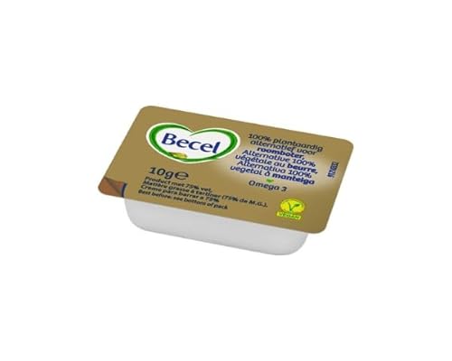 Becel | 100% Plantaardig Alternatief voor Roomboter Cups | 100 x 10 gram Becel | 100% Plantaardig Alternatief voor Roomboter Cups | 100 x 10 gram von Becel