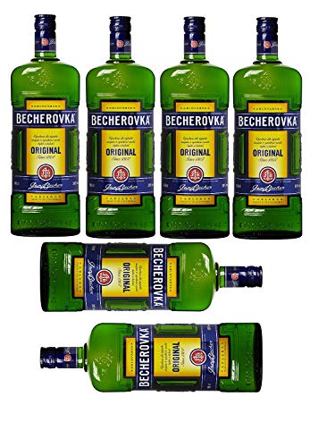 6 Flaschen a 1000ml Becherovka – Tschechischer Kräuterlikör mit 20 unterschiedlichen Kräutern 6 Flaschen a 1000ml Becherovka – Tschechischer Kräuterlikör mit 20 unterschiedlichen Kräutern von Becherovka