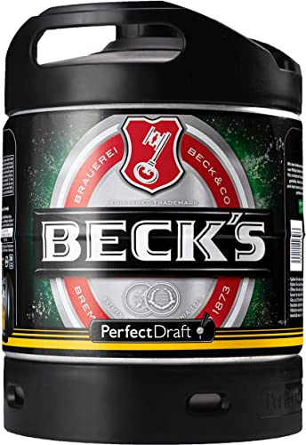 Beck's Pils Bier Perfect Draft (1 x 6l) MEHRWEG Fassbier von Beck's