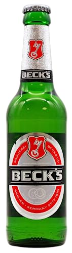 Beck's Pils Flaschenbier, Mehrweg im Kasten, Pils Bier (24 x 330ml) von Beck's