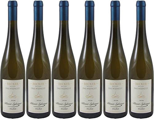 6x Blauer Sylvaner trocken 2016 - Becker - Das Weingut, Rheinhessen - Weißwein von Becker - Das Weingut