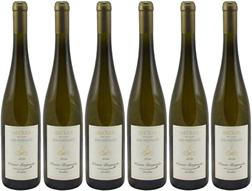 6x Weisser Burgunder trocken 2017 - Becker - Das Weingut, Rheinhessen - Weißwein von Becker - Das Weingut