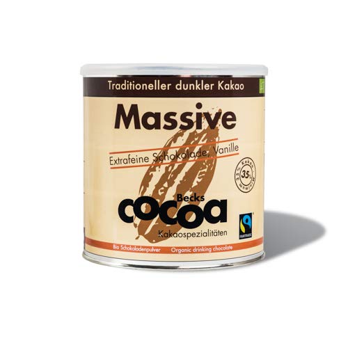 Traditionelle dunkle Bio Trinkschokolade mit Vanille - MASSIVE Becks Cocoa 1500g Traditionelle dunkle Bio Trinkschokolade mit Vanille - MASSIVE Becks Cocoa 1500g von Becks Cocoa