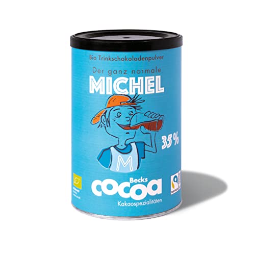Becks Cocoa Bio Kakao Trinkschokolade Michel, 2er Pack (2 x 335 g) von Becks Cocoa