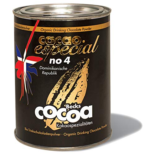 Becks Cocoa Trinkschokolade Bio Fairtrade Cacao Especial No4 Dominikanische Republik 250 g von Beckscocoa
