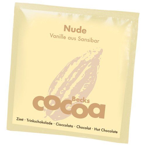 Becks Cocoa Trinkschokolade Nude Vanille Beutel 25 g von Beckscocoa