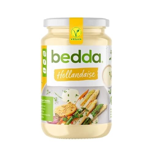 bedda SAUCE HOLLANDAISE, 230ml | VEGAN | Vegane Hollandaise Soße | Laktosefrei, Glutenfrei, ohne Soja, Pflanzlich bedda SAUCE HOLLANDAISE, 230ml | VEGAN | Vegane Hollandaise Soße | Laktosefrei, Glutenfrei, ohne Soja, Pflanzlich von Bedda