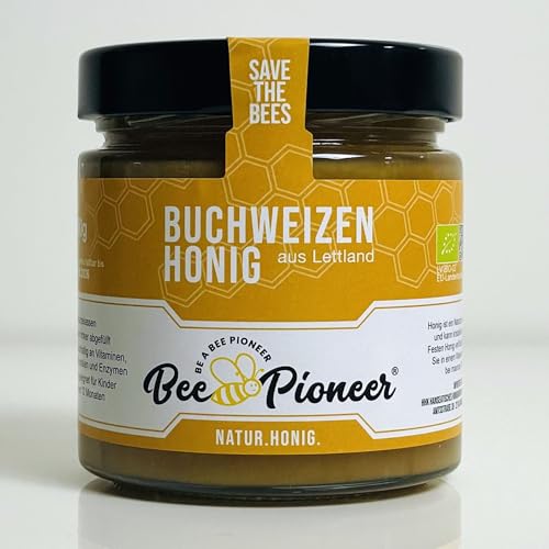Bee Pioneer Buchweizenhonig, Naturhonig aus Lettland, Roh und Rein, 500g Bee Pioneer Buchweizenhonig, Naturhonig aus Lettland, Roh und Rein, 500g von Bee Pioneer