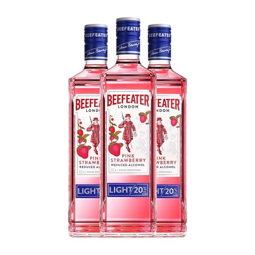 Gin Beefeater Pink Light 70 cl (Schachtel mit 3 Flaschen von 70 cl) von Beefeater James Burrough Ltd