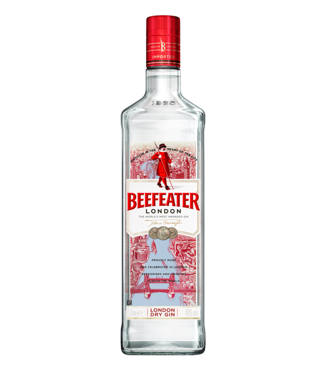 Beefeater London Dry Gin  (40 % vol., 1,0 Liter) von Beefeater