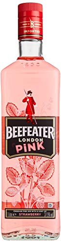 Beefeater Gin I Pink Strawberry I 1000 ml I 37,5% Volume I Gin aus London mit einer beerigen Fruchtigkeit von Beefeater